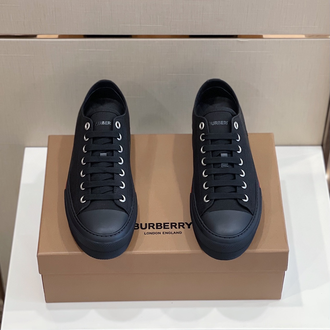 Burberry-Sneaker aus Baumwolle mit Logo-Detail - EUR FASHION