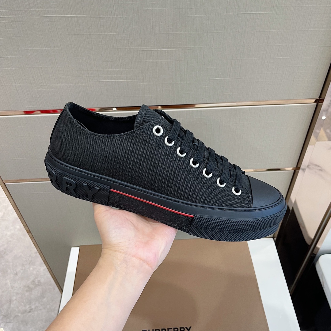 Burberry-Sneaker aus Baumwolle mit Logo-Detail - EUR FASHION