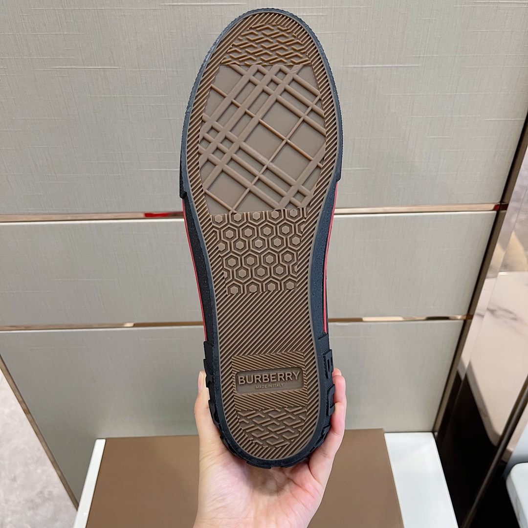 Burberry-Sneaker aus Baumwolle mit Logo-Detail - EUR FASHION