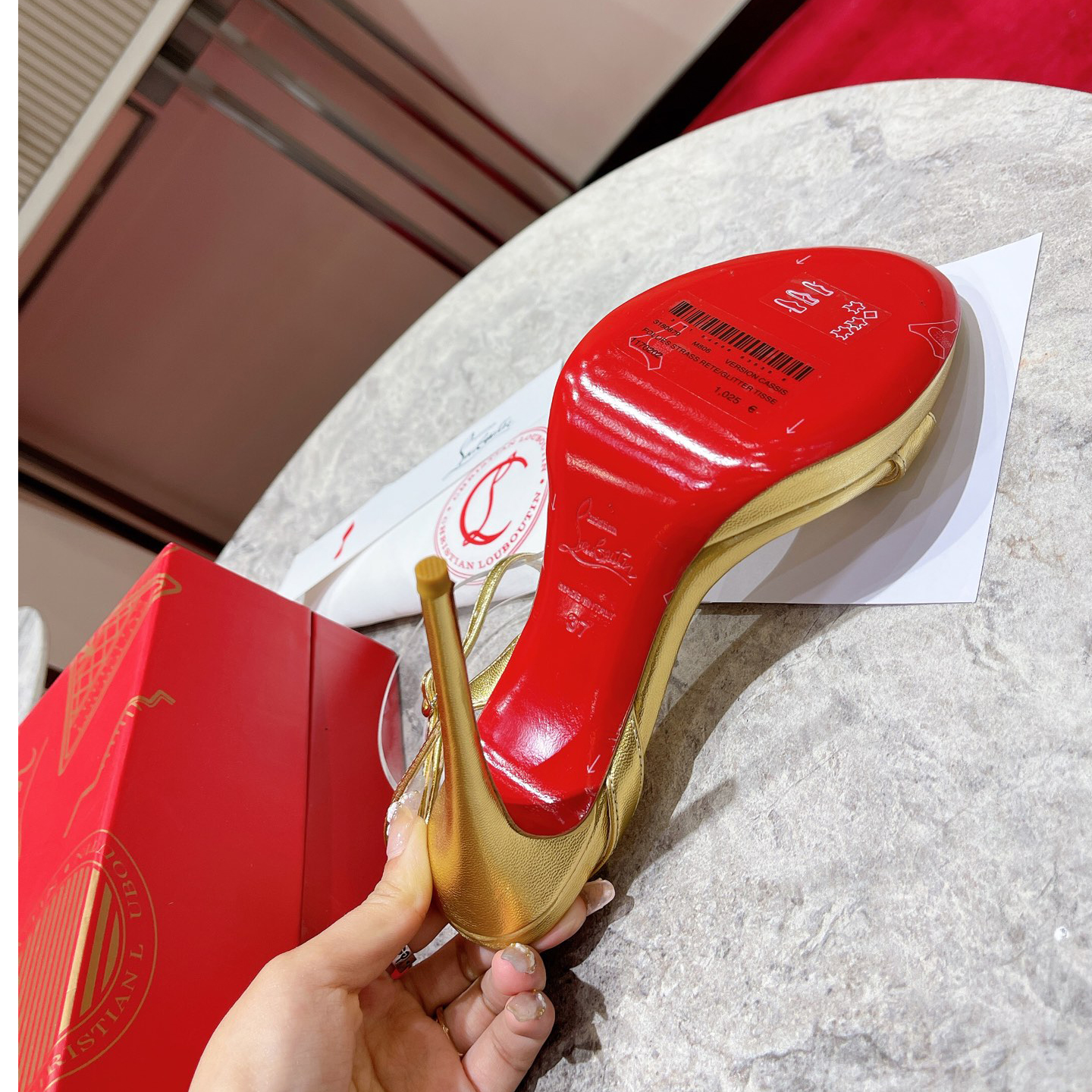 Christian Louboutin Loubi Queen Sandale (12CM) - EUR FASHION