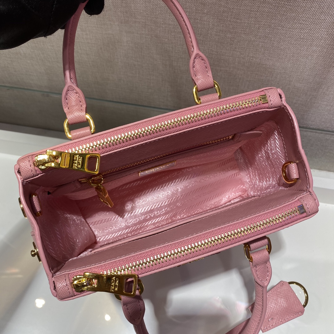 Prada Galleria Mikrotasche aus Saffiano-Leder (20–14,5–9,5 cm) 1BA906 - EUR FASHION