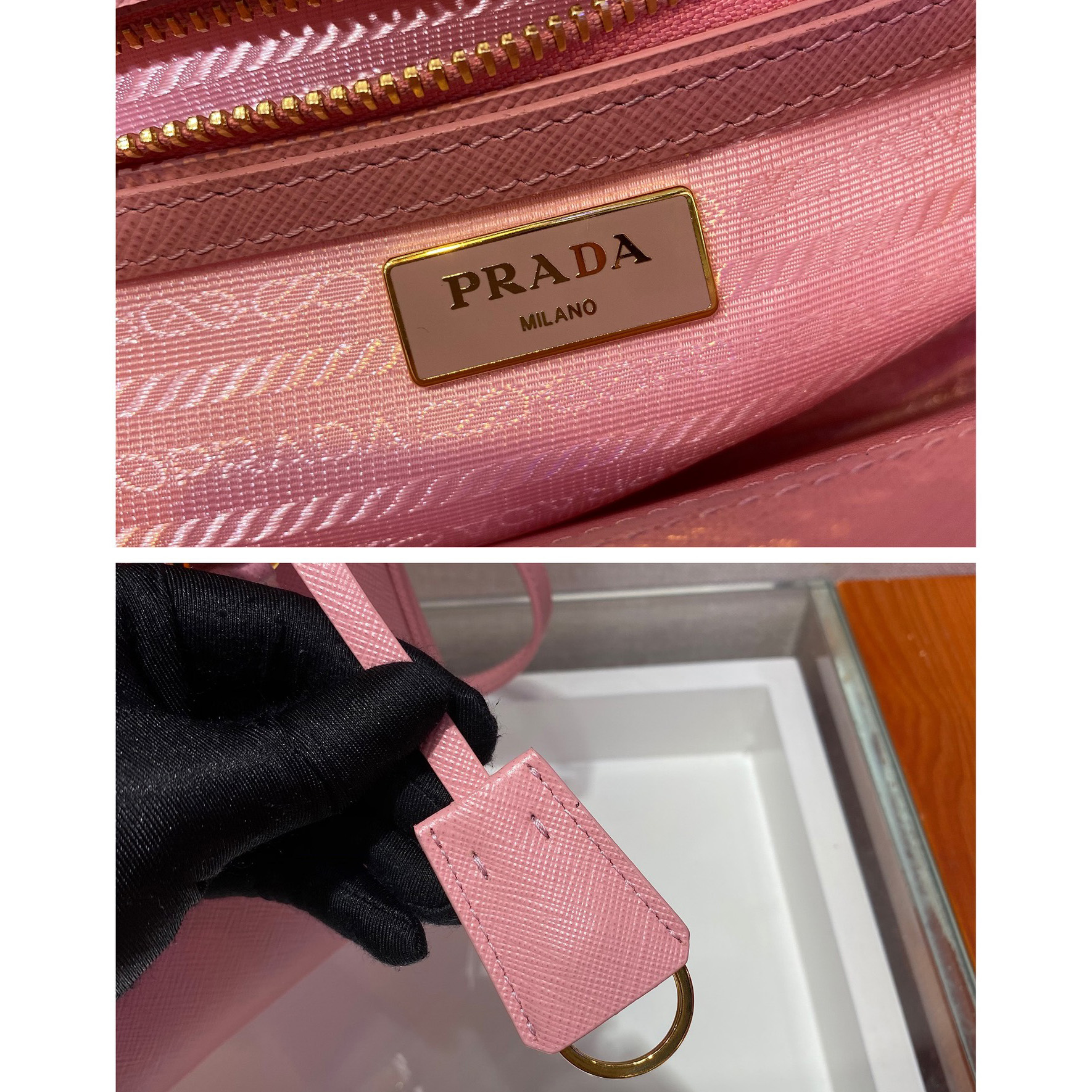 Prada Galleria Mikrotasche aus Saffiano-Leder (20–14,5–9,5 cm) 1BA906 - EUR FASHION