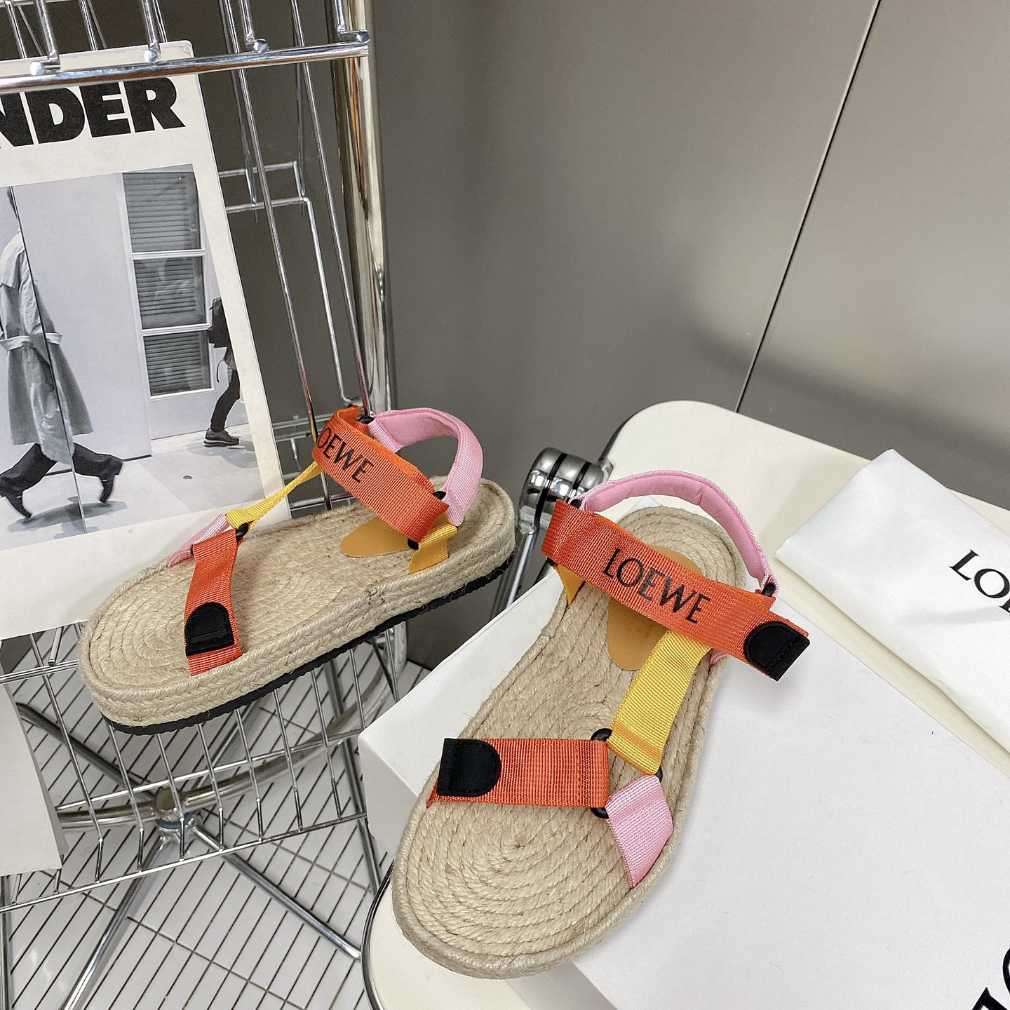 Loewe Riemchen-Espadrille aus Nylon - EUR FASHION