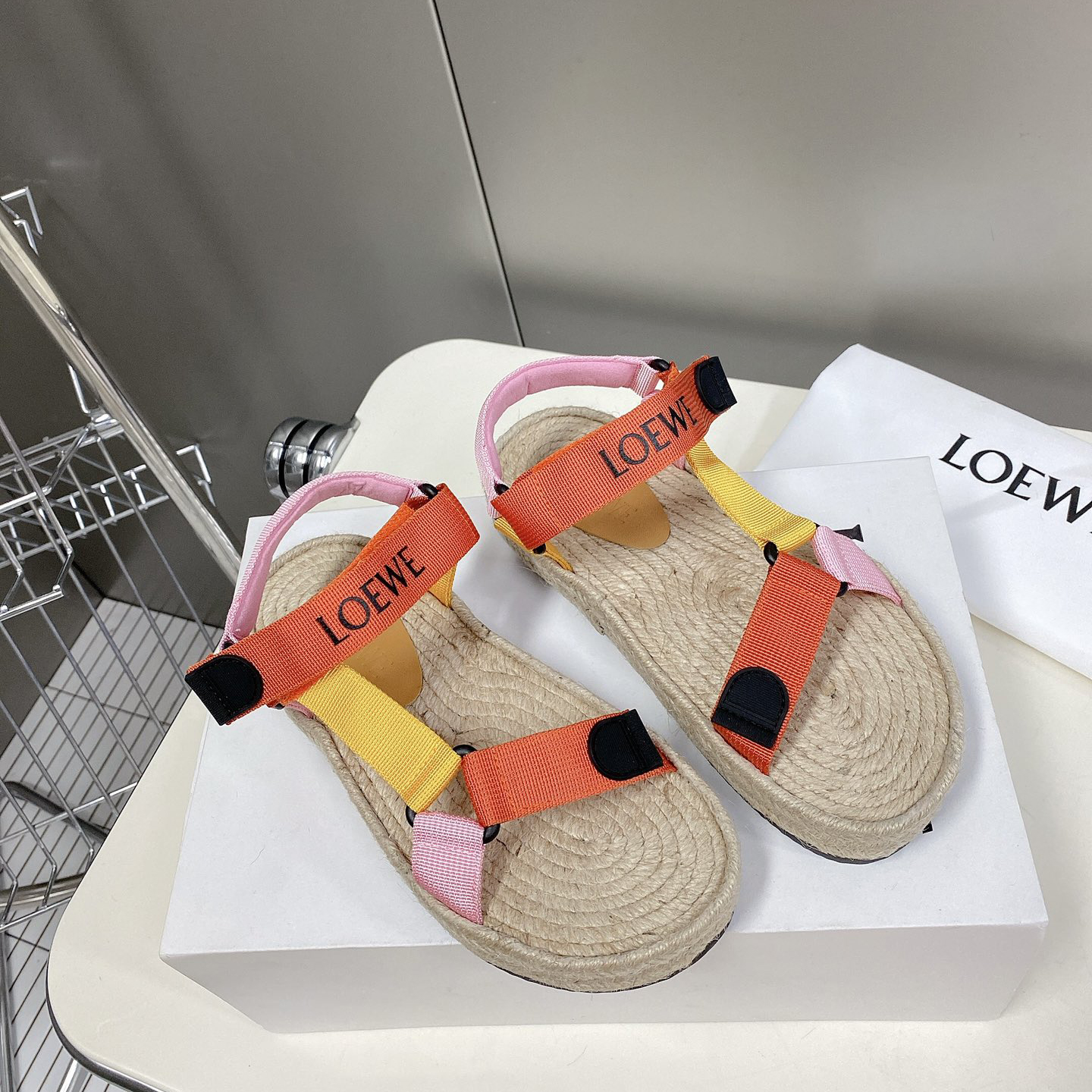 Loewe Riemchen-Espadrille aus Nylon - EUR FASHION