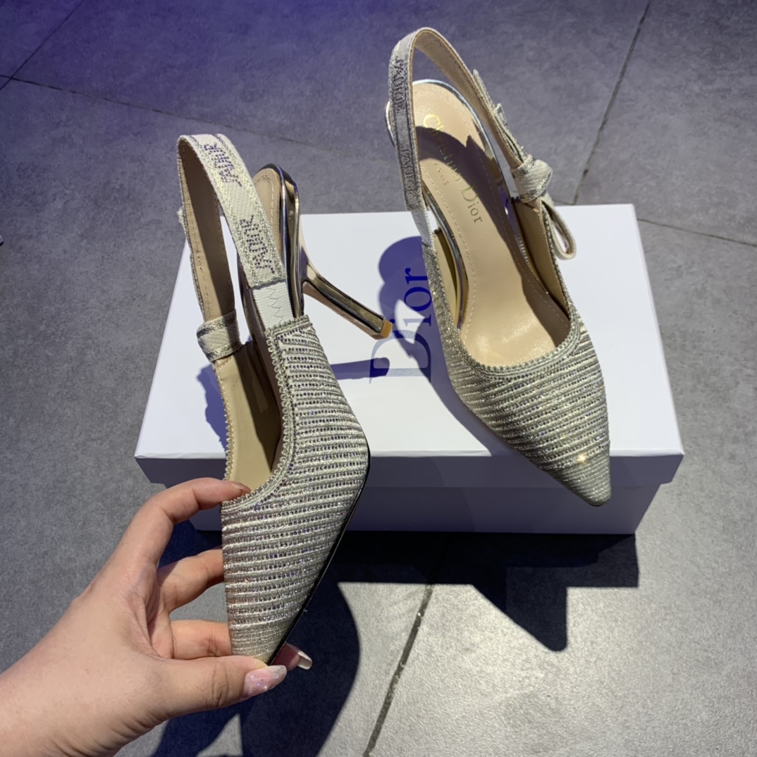 Dior J'Adior Slingback-Pumps mit einer Absatzhöhe von 9,5 cm - EUR FASHION