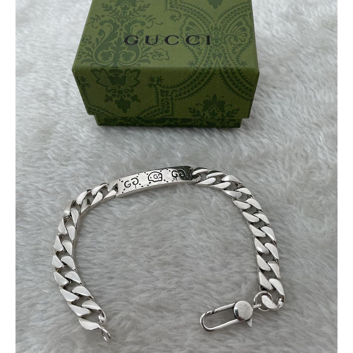 Gucci Ghost-Kettenarmband aus Silber - EUR FASHION