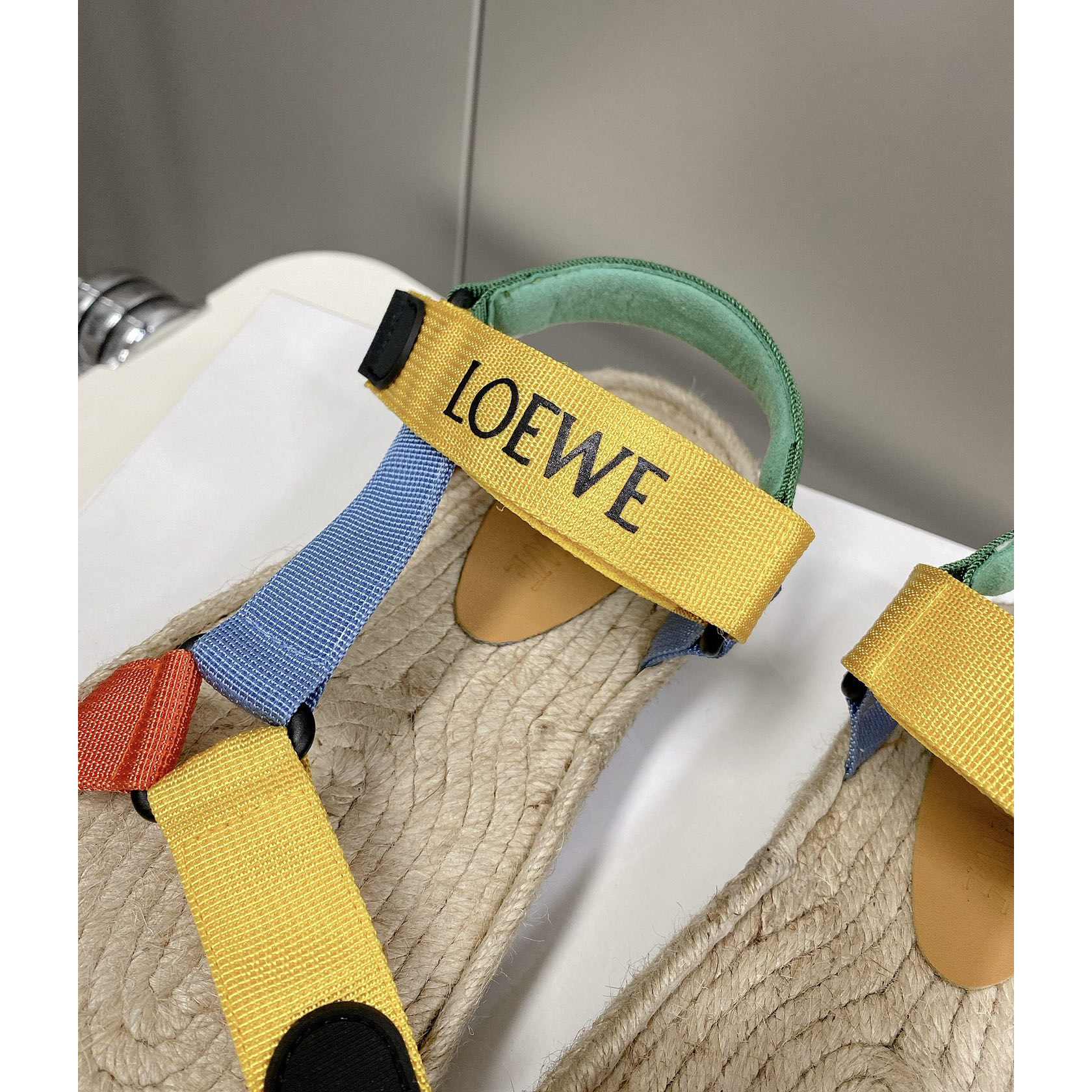 Loewe Riemchen-Espadrille aus Nylon - EUR FASHION