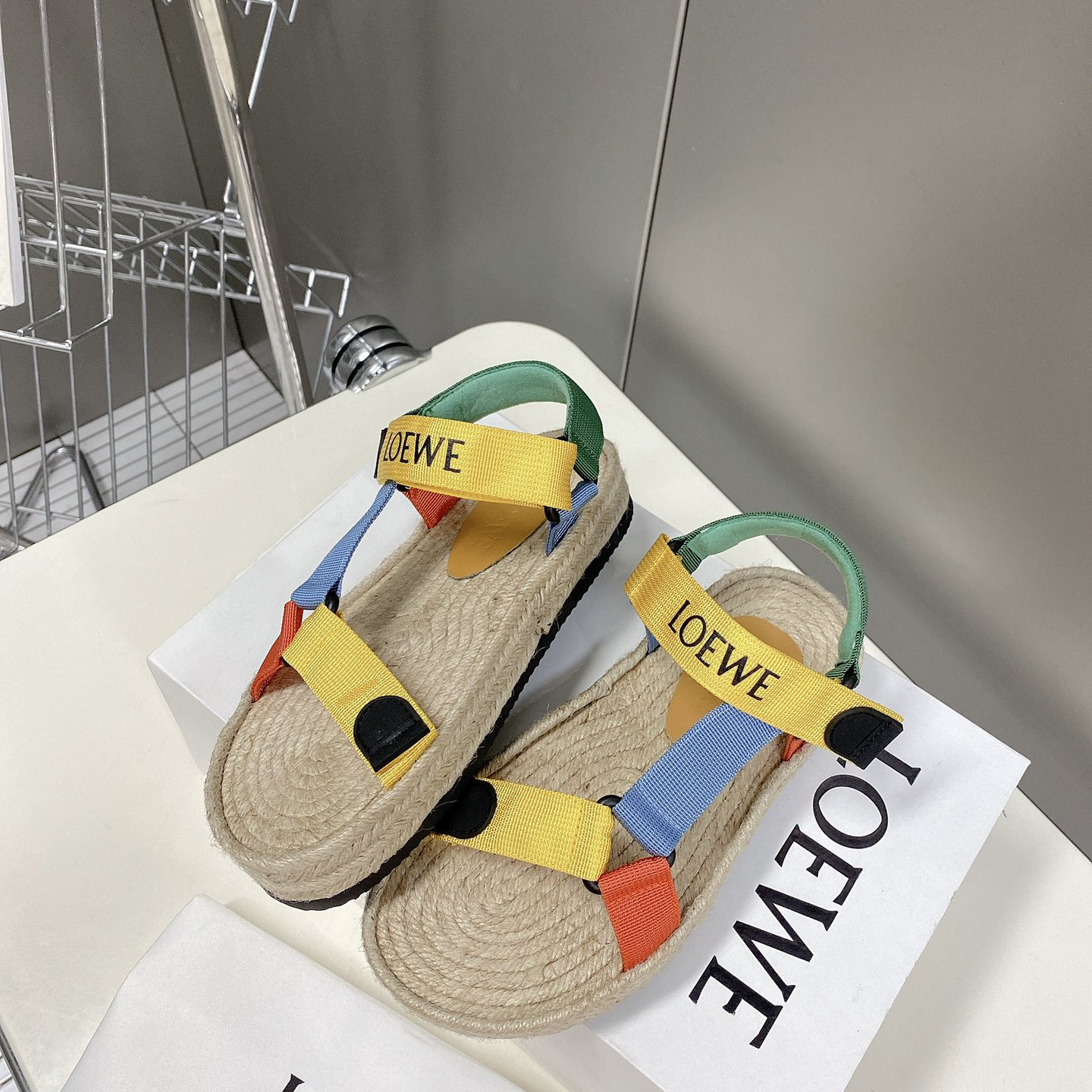 Loewe Riemchen-Espadrille aus Nylon - EUR FASHION