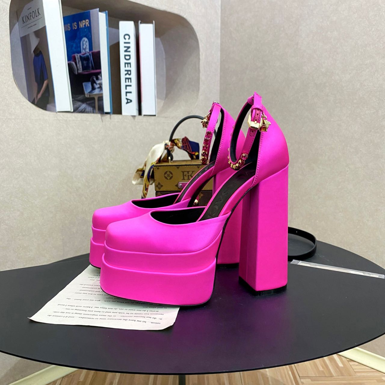 Versace Medusa Aevitsa Plateaupumps (15,5 cm) - EUR FASHION