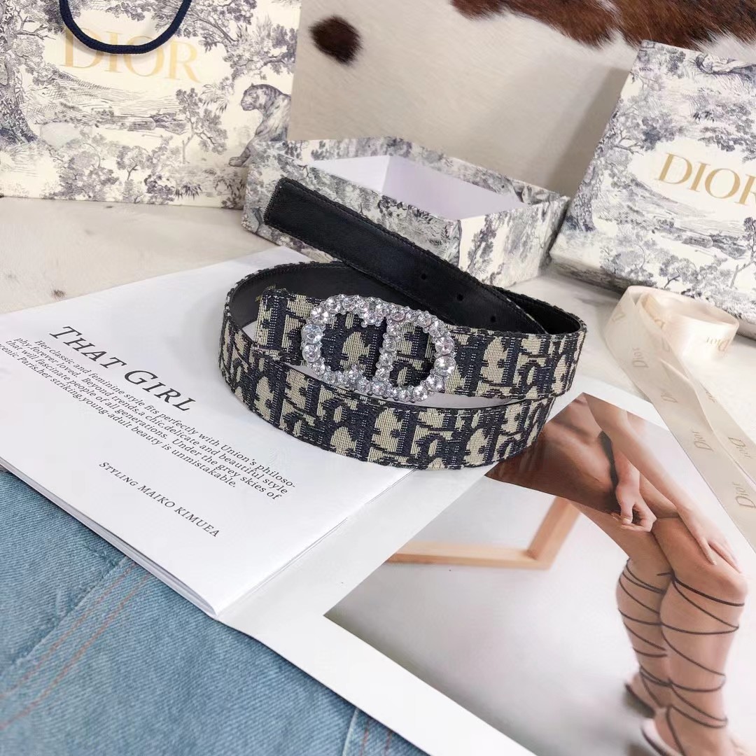 Dior-Ledergürtel mit „CD“-Schnalle - EUR FASHION
