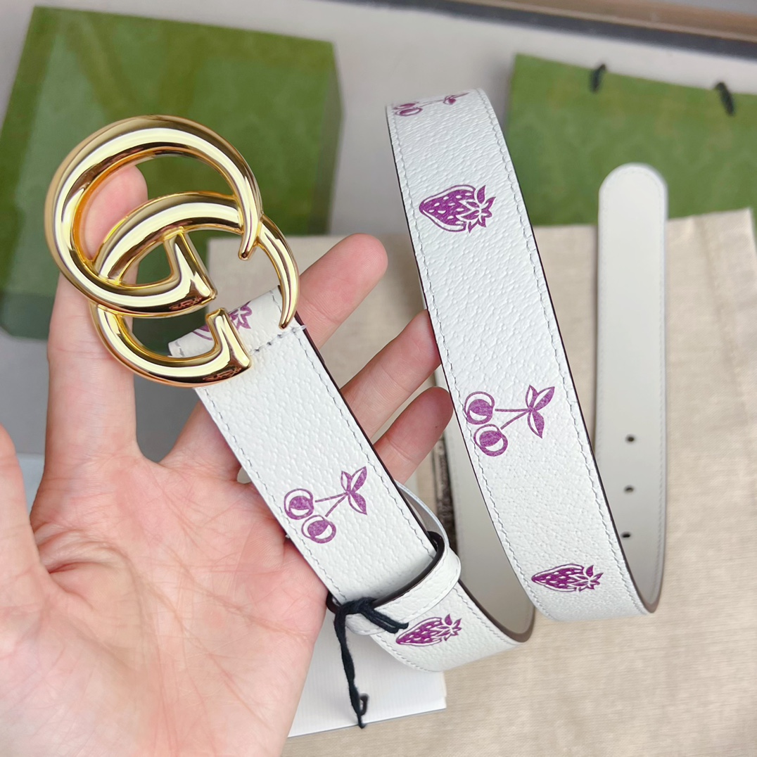 Gucci GG Marmont Dünner Gürtel - EUR FASHION
