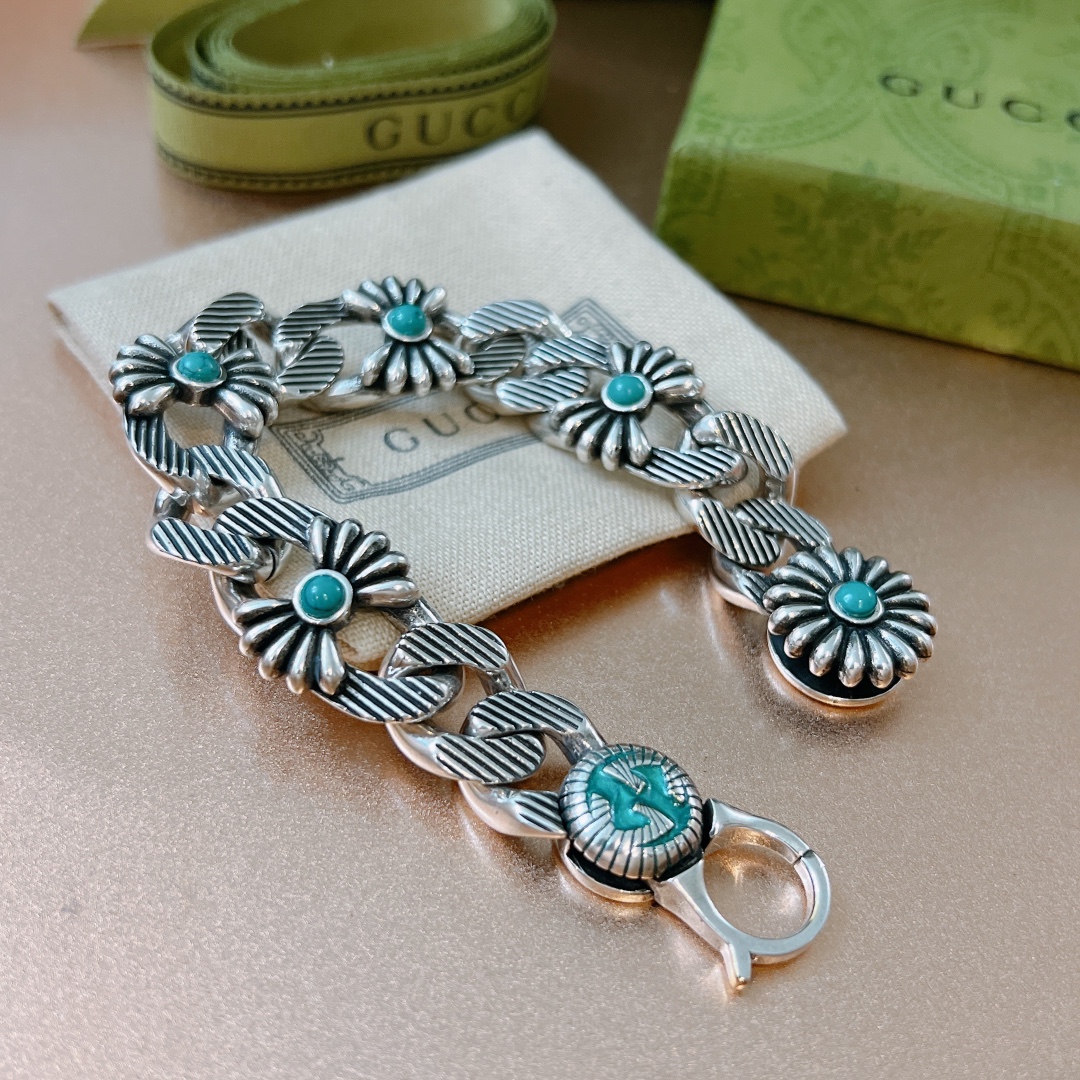 Gucci-Armband mit ineinandergreifendem G-Blumenmuster - EUR FASHION