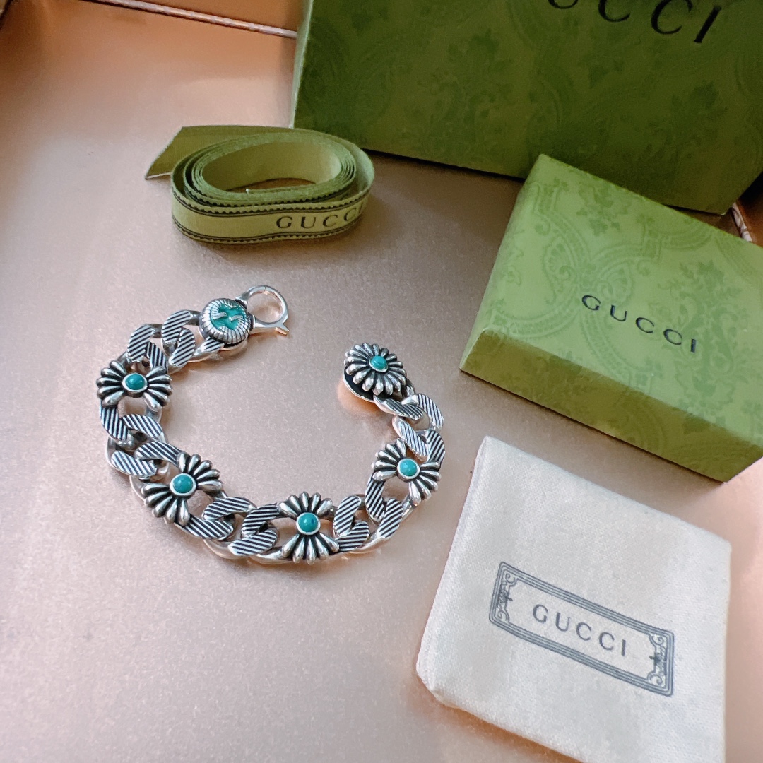 Gucci-Armband mit ineinandergreifendem G-Blumenmuster - EUR FASHION