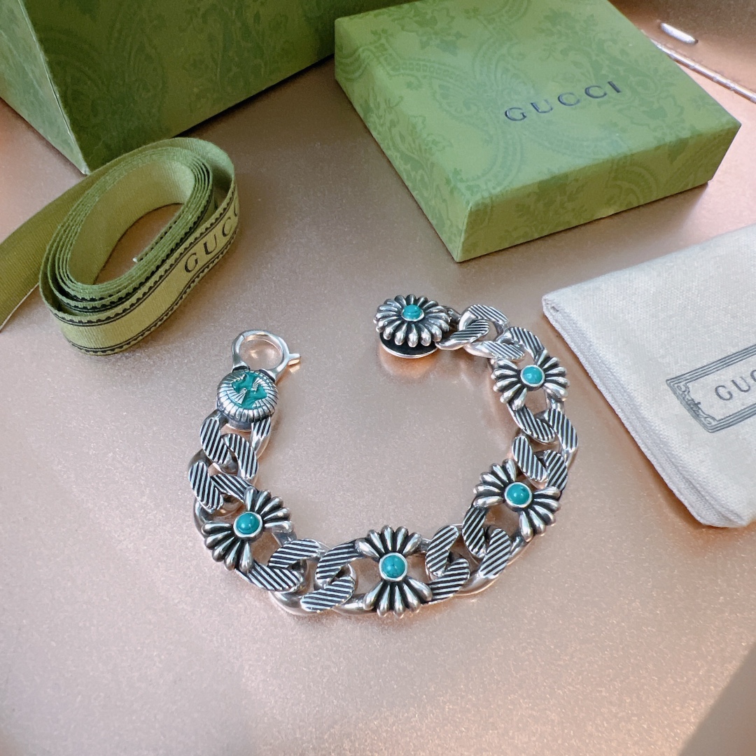 Gucci-Armband mit ineinandergreifendem G-Blumenmuster - EUR FASHION
