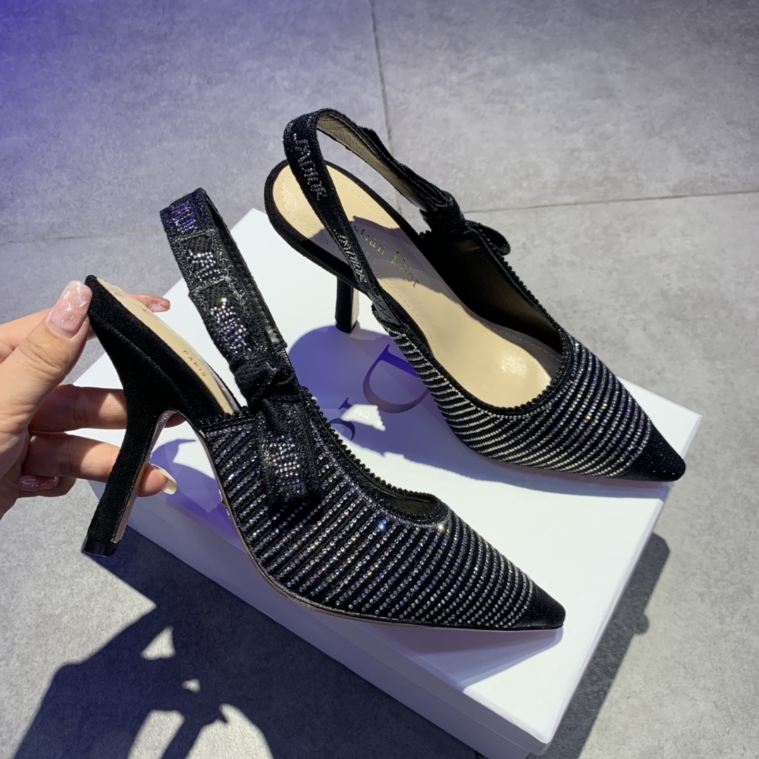 Dior J'Adior Slingback-Pumps mit einer Absatzhöhe von 9,5 cm - EUR FASHION