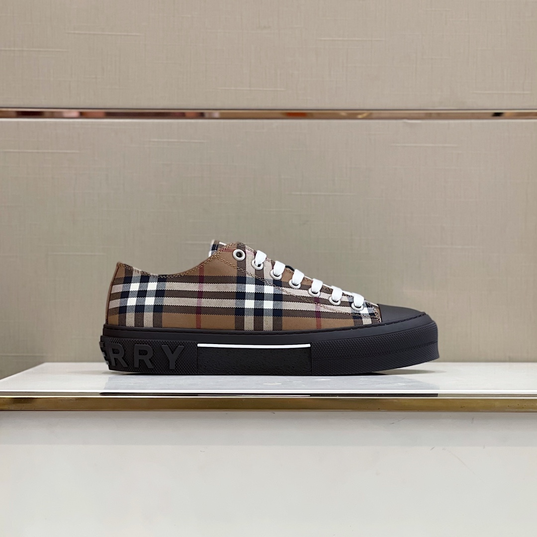 Burberry-Sneaker aus Baumwolle mit Vintage-Check - EUR FASHION