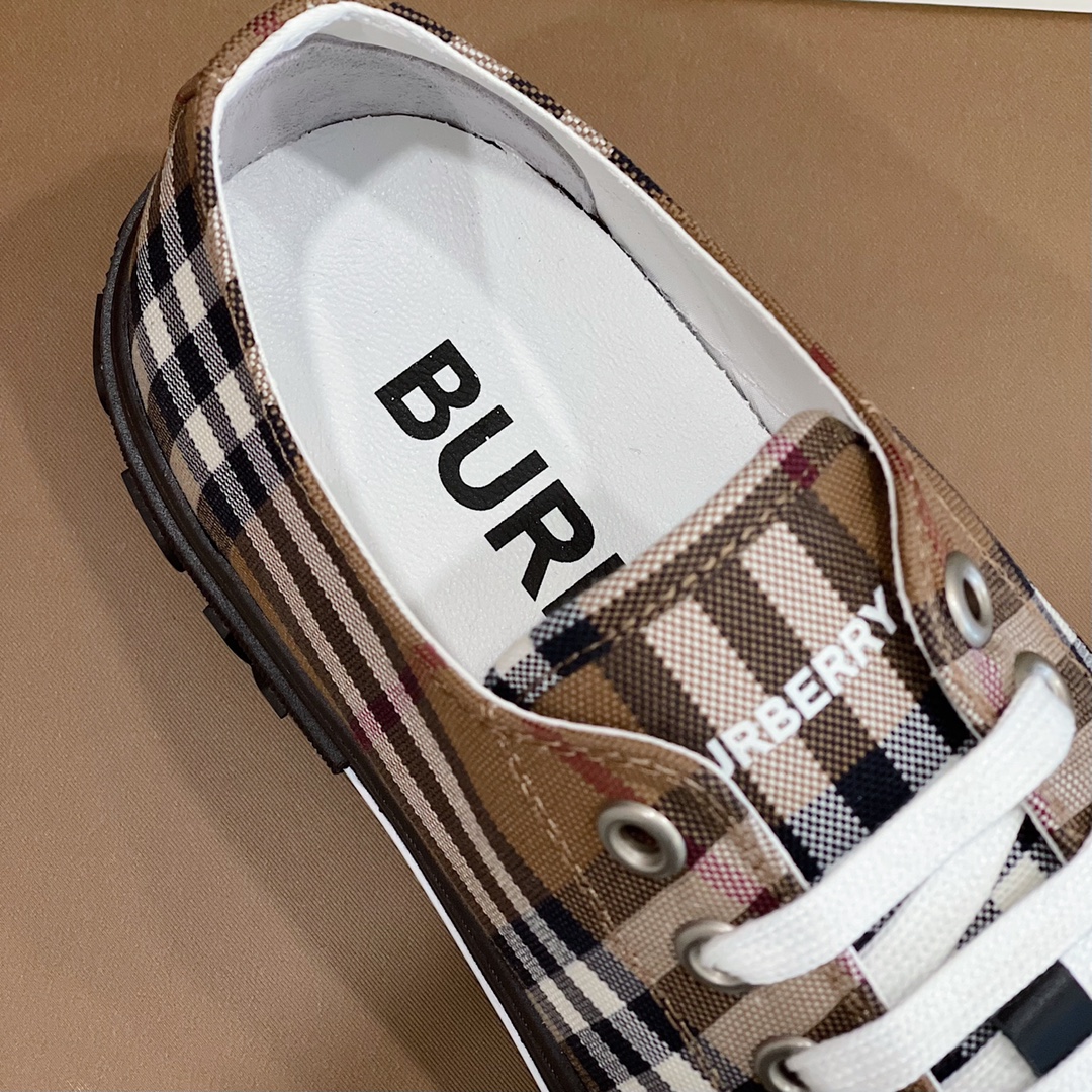 Burberry-Sneaker aus Baumwolle mit Vintage-Check - EUR FASHION