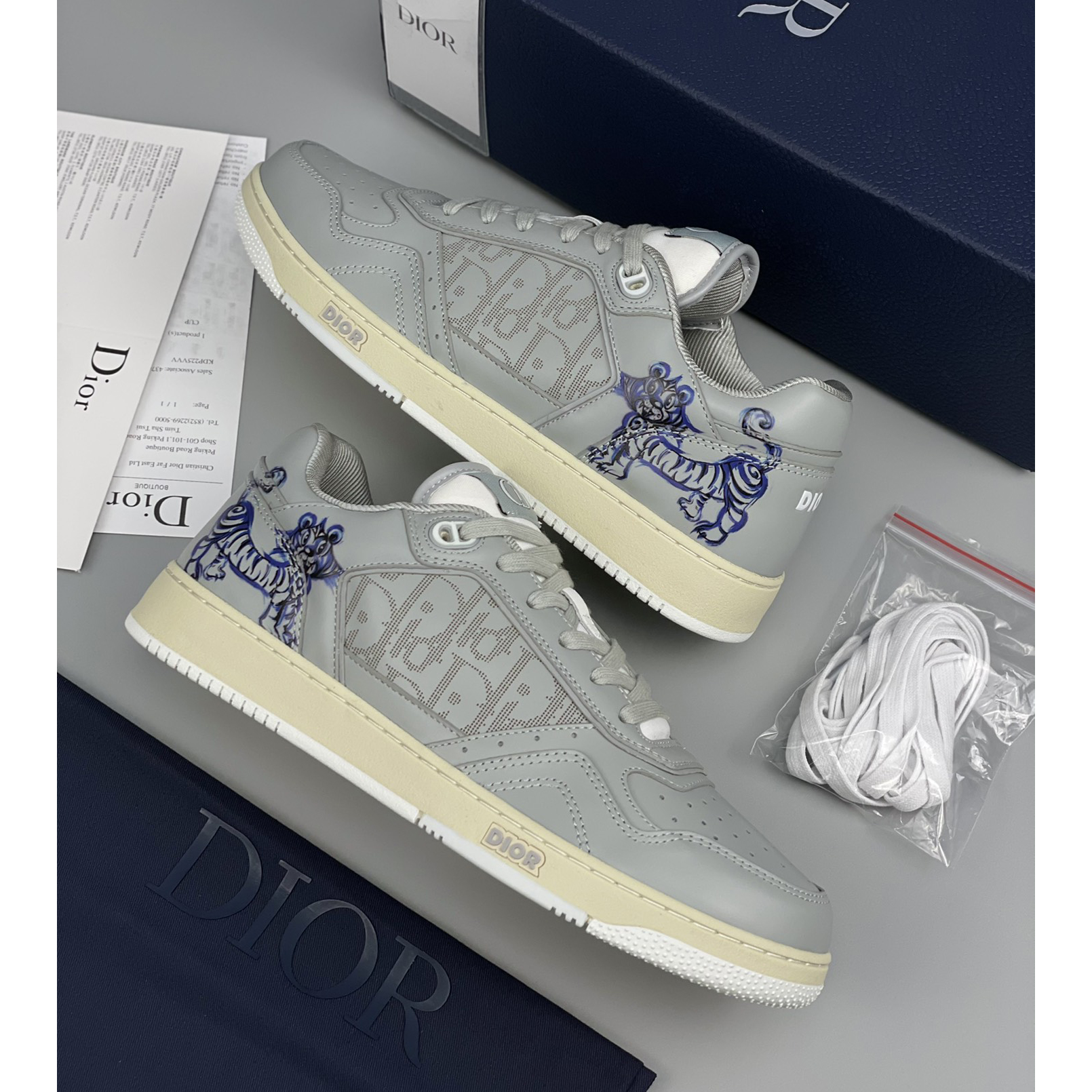 Dior B27 Dior und Kenny Scharf Low-Top-Sneaker - EUR FASHION