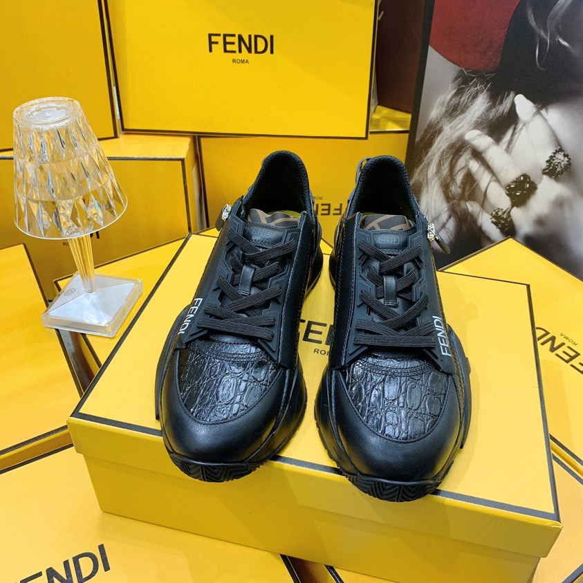 Fendi Flow beige Wildleder-Low-Top-Sneaker - EUR FASHION