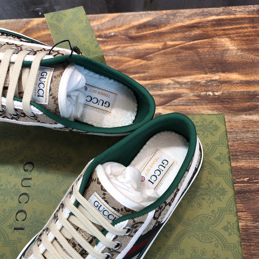 Gucci Tennis 1977 GG Mehrfarbiger Sneaker - EUR FASHION