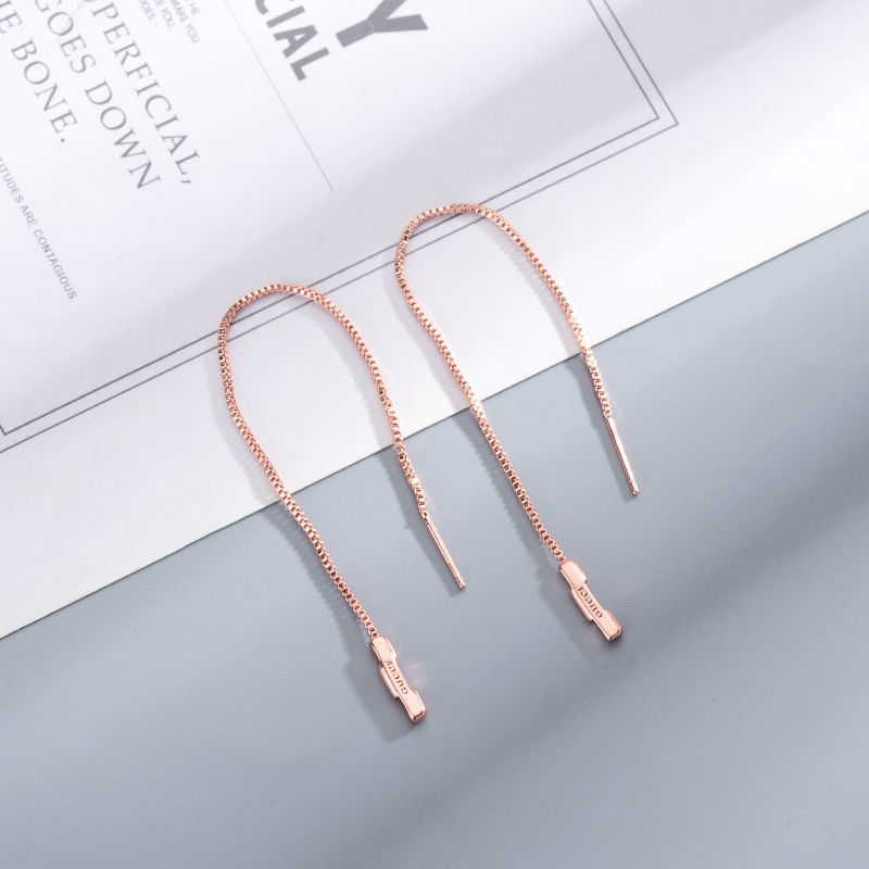 Gucci Link To Love Kettenohrringe mit „Gucci“-Streifen - EUR FASHION