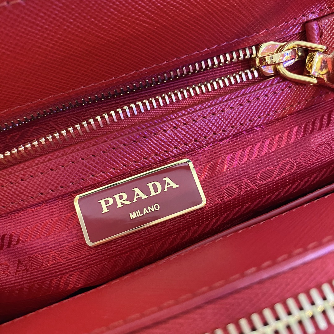 Prada Galleria Mikrotasche aus Saffiano-Leder (20–14,5–9,5 cm) 1BA906 - EUR FASHION