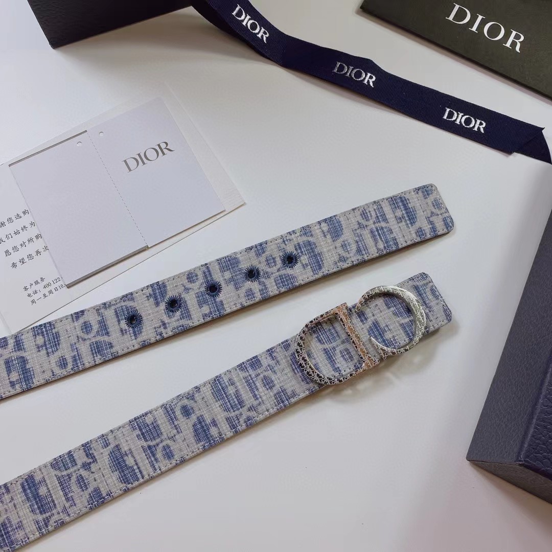 Dior-Ledergürtel mit „CD“-Schnalle - EUR FASHION