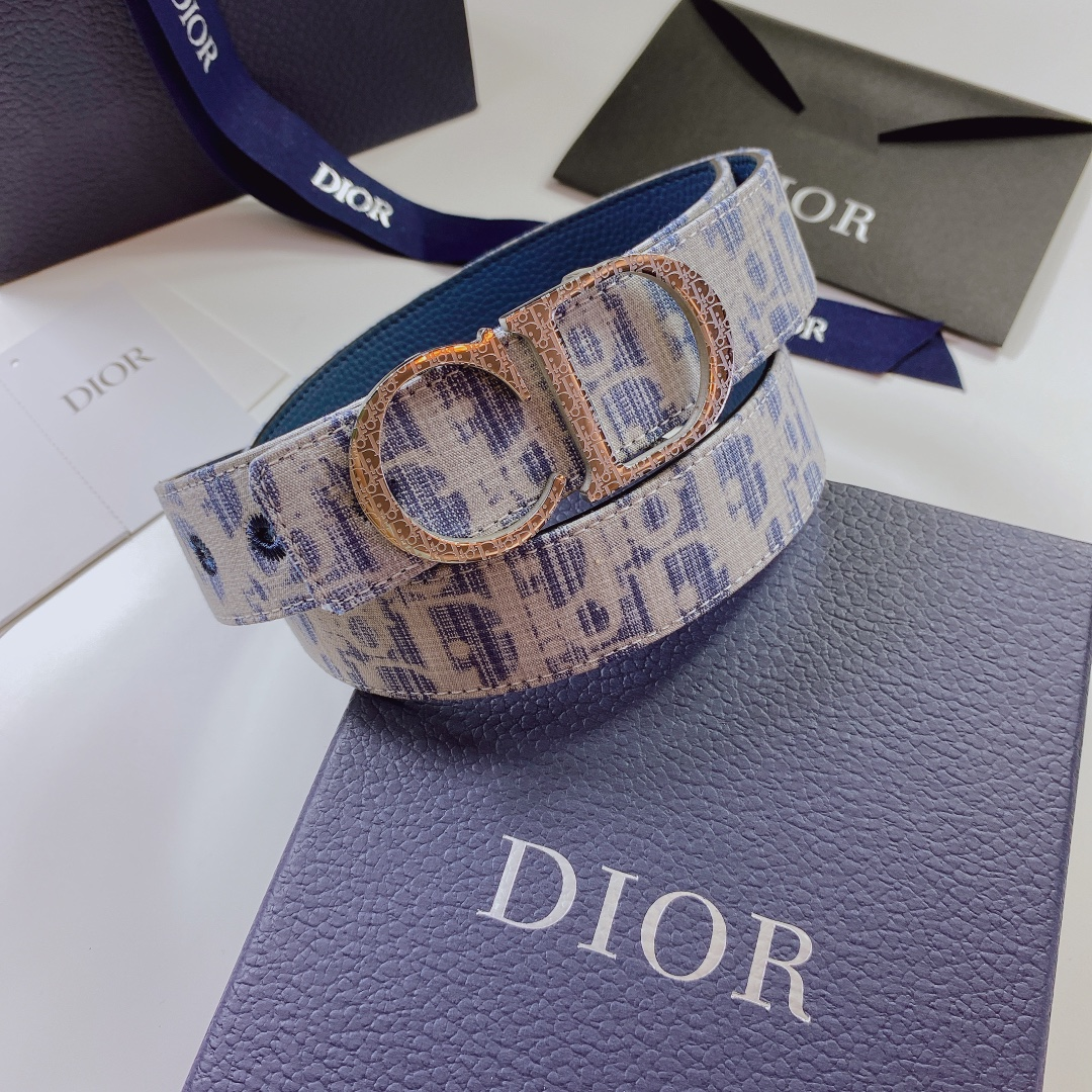 Dior-Ledergürtel mit „CD“-Schnalle - EUR FASHION