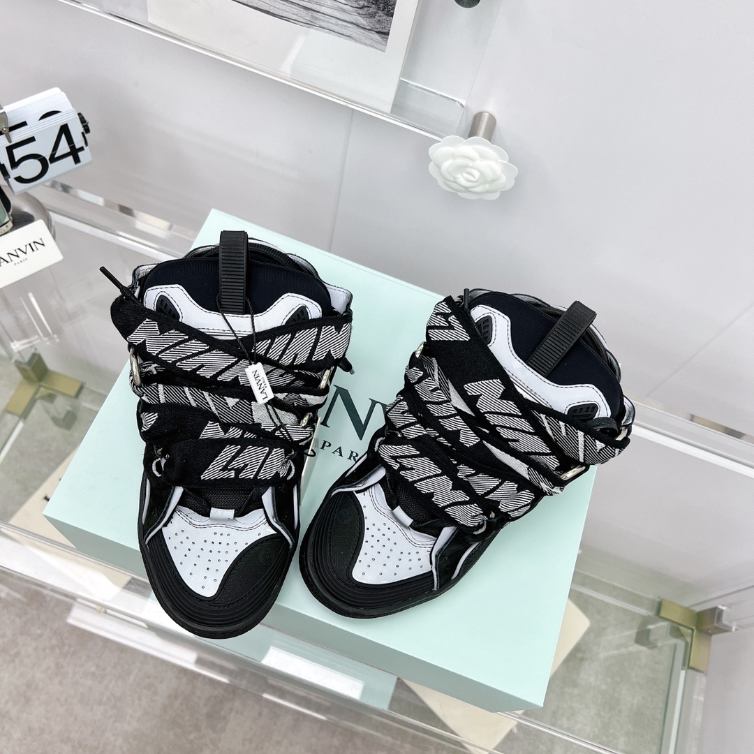 Lanvin Curb Sneakers - EUR FASHION