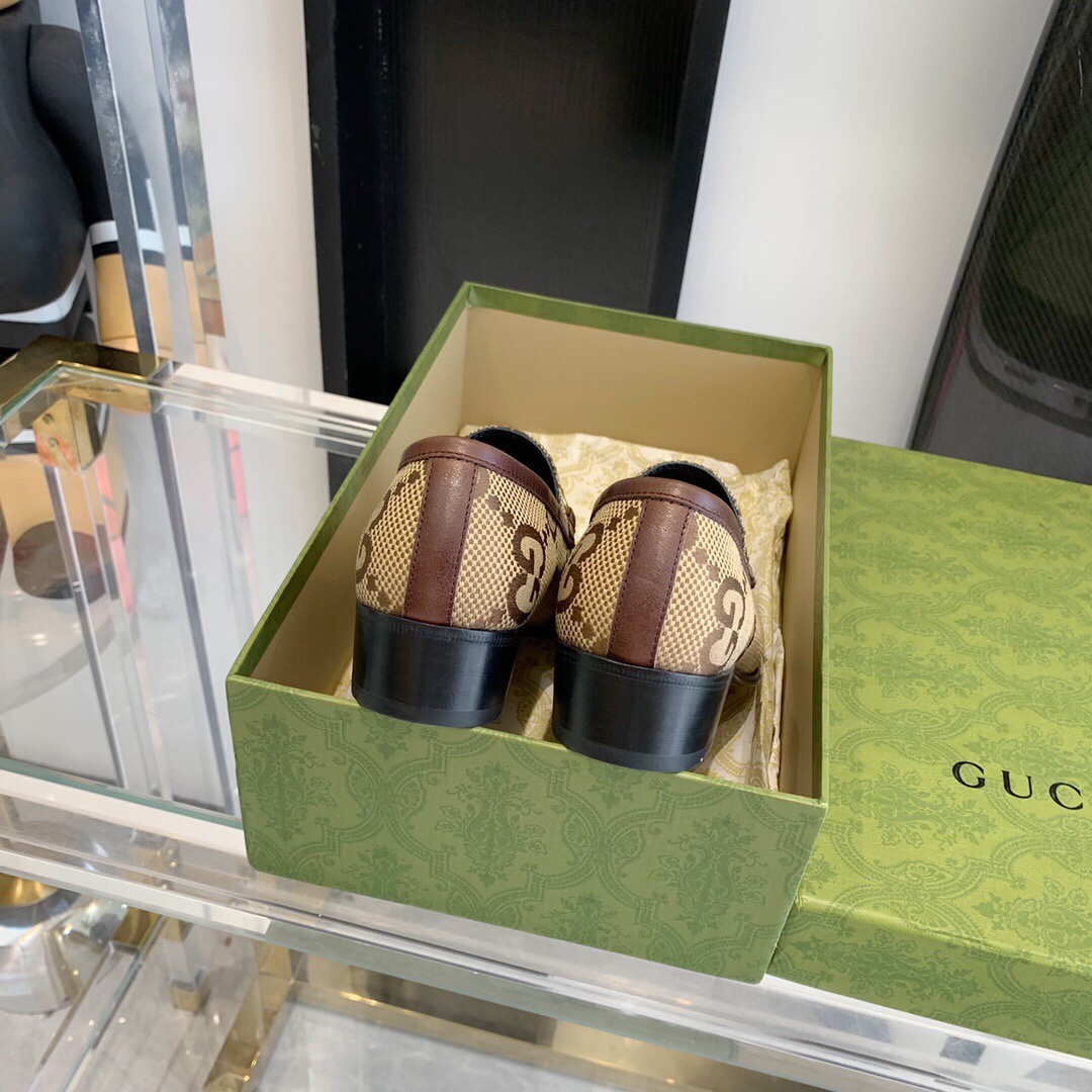 Gucci Damen Maxi GG Gucci Jordaan Loafer - EUR FASHION