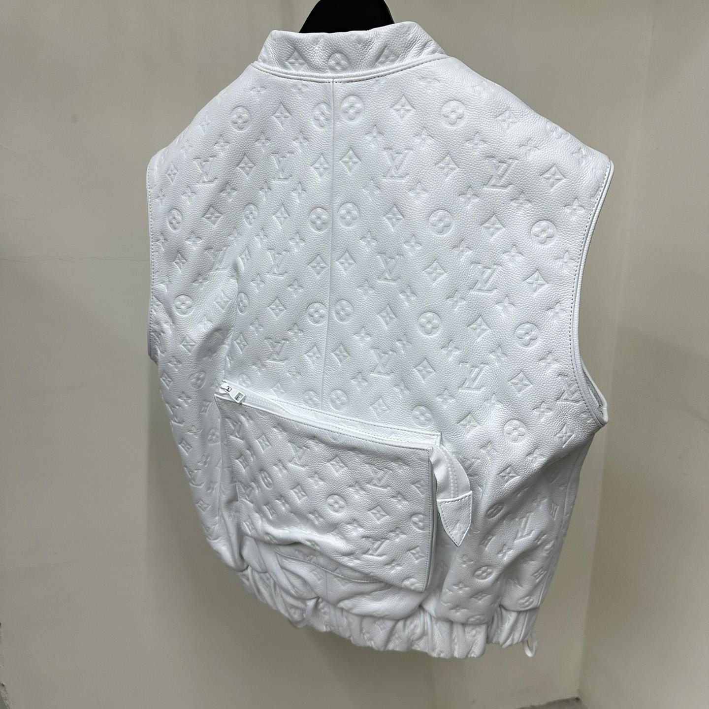 Schwarze Lederweste mit Monogramm von Louis Vuitton - EUR FASHION