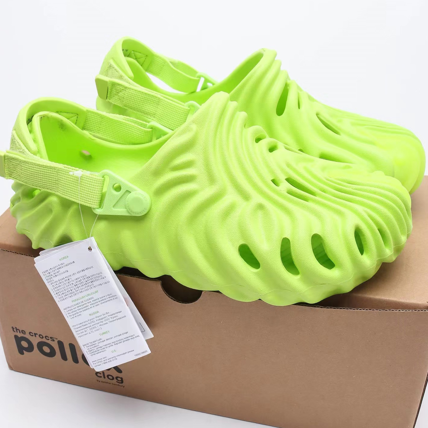 Salehe Bembury × CrocsPollex Clog „Cucumber“ - EUR FASHION