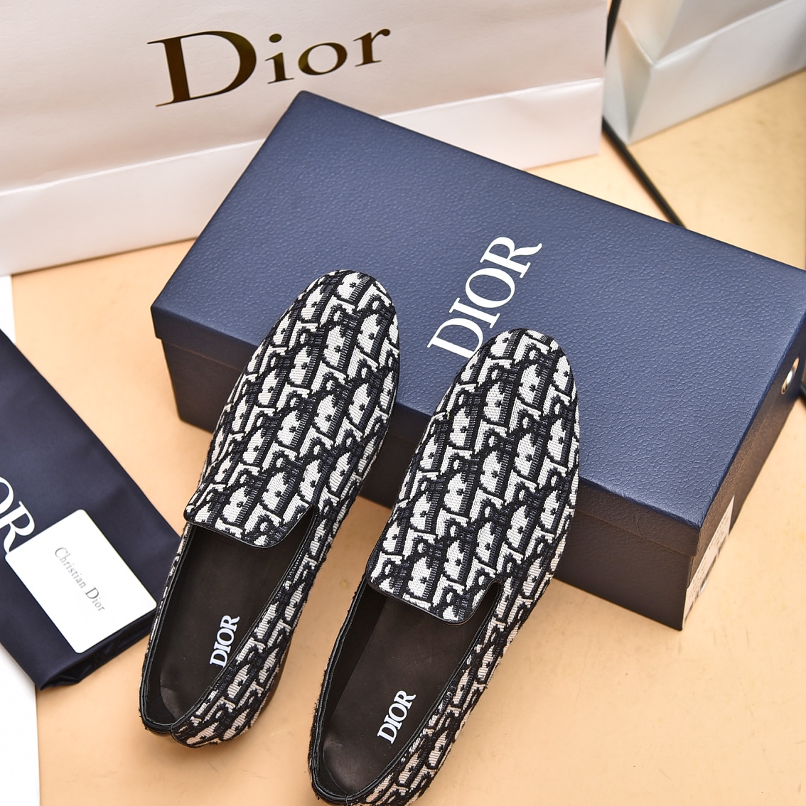 Dior Obique Jacquard-Loafer - EUR FASHION