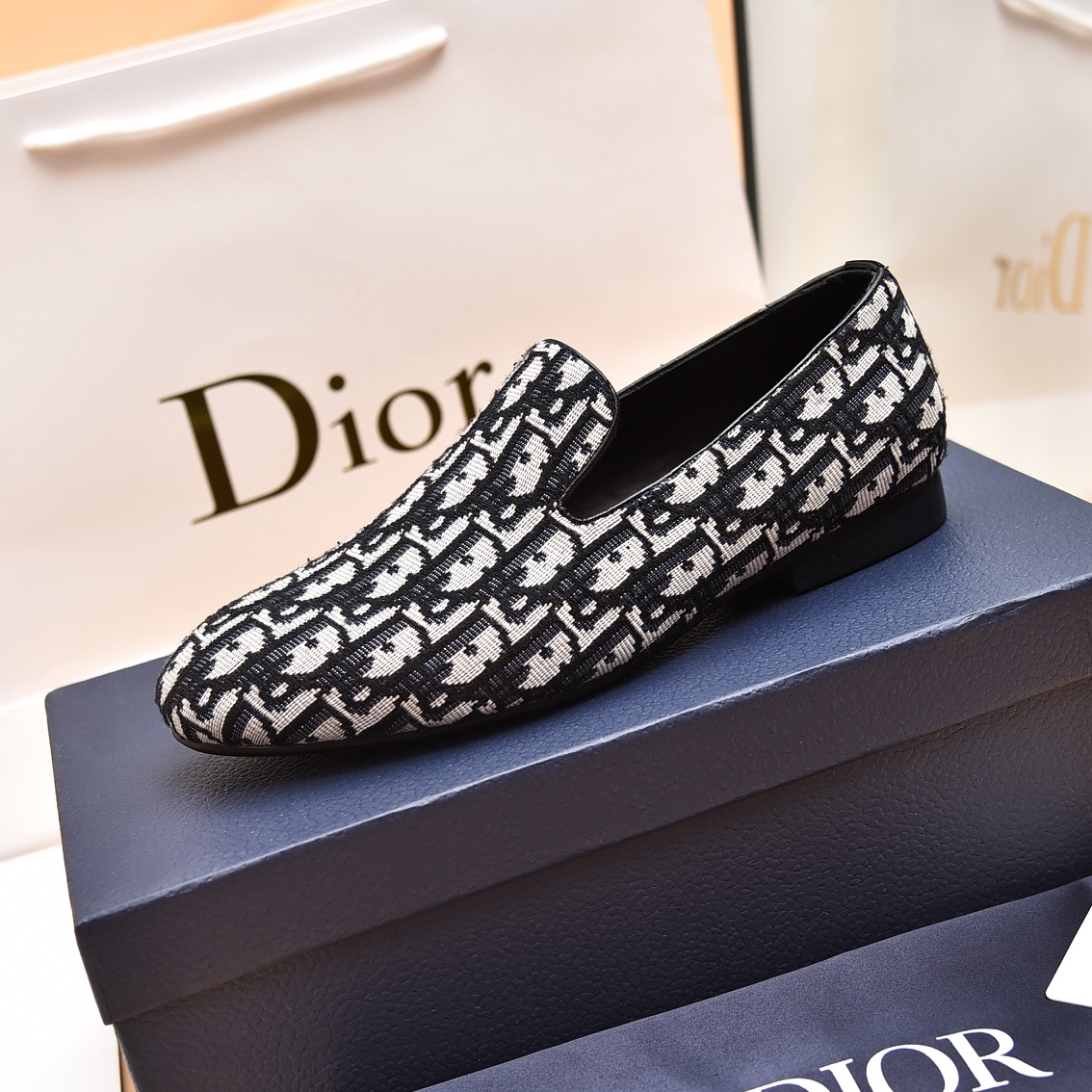 Dior Obique Jacquard-Loafer - EUR FASHION
