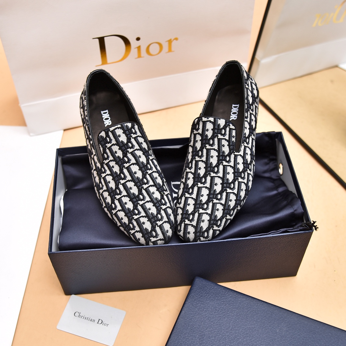 Dior Obique Jacquard-Loafer - EUR FASHION
