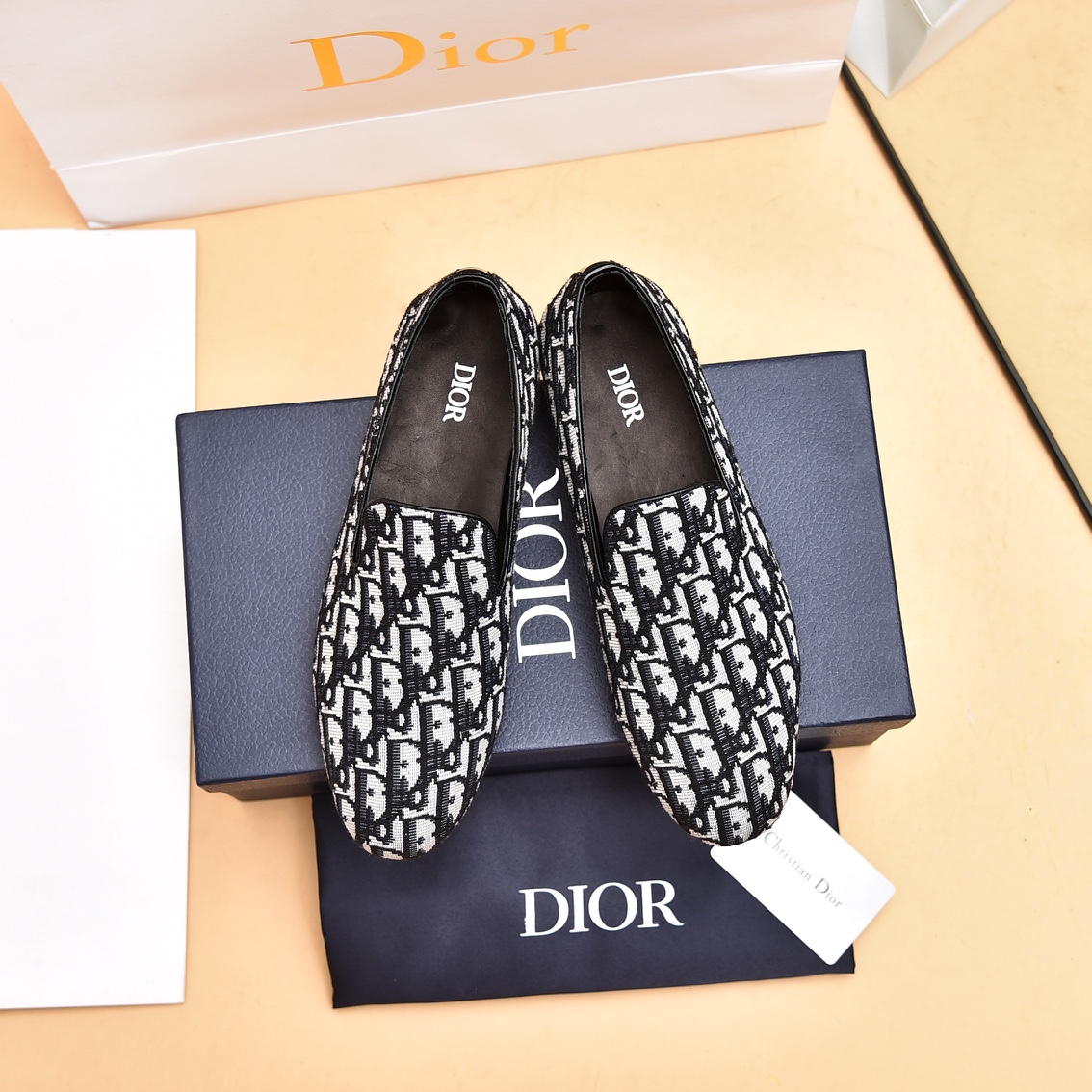 Dior Obique Jacquard-Loafer - EUR FASHION
