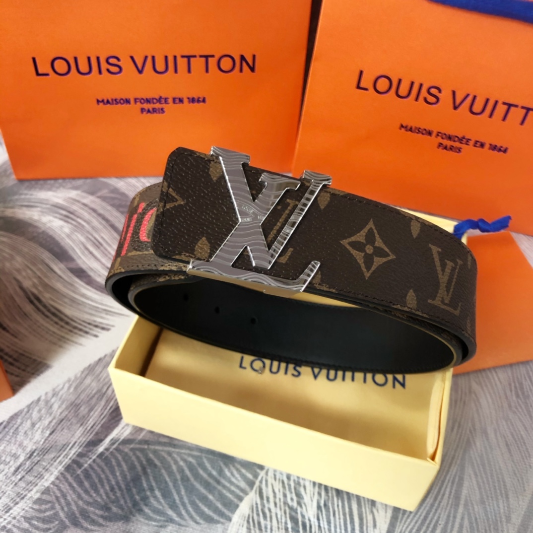 Exklusiver 40-mm-Wendegürtel von Louis Vuitton LV Pyramide Cities – Hongkong - EUR FASHION