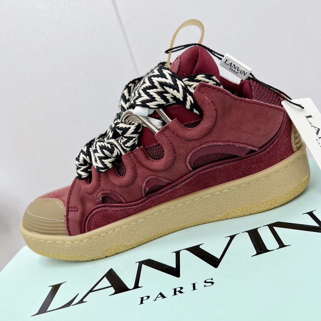 Lanvin Leder-Curb-Sneaker - EUR FASHION