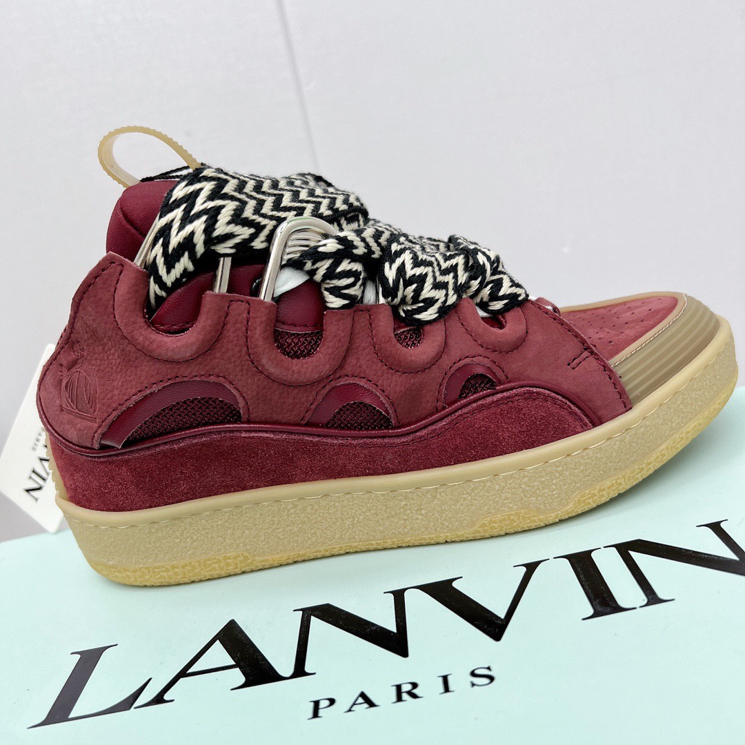 Lanvin Leder-Curb-Sneaker - EUR FASHION