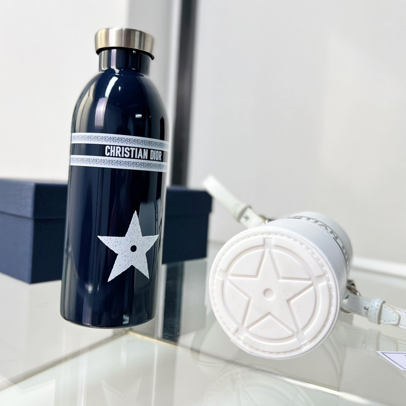 Dior Vibe Flaschenhalter aus weißem Kalbsleder - EUR FASHION