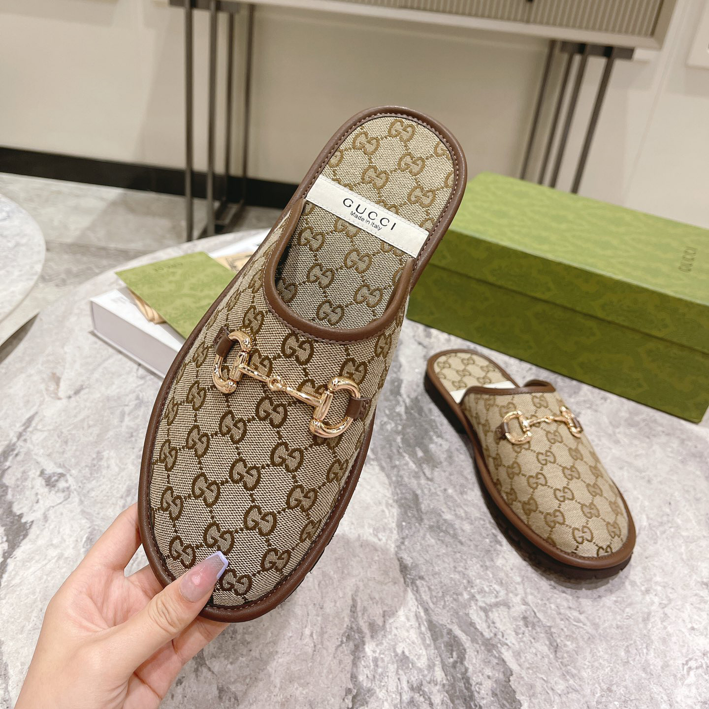 Gucci Herren-Slipper mit Horsebit - EUR FASHION