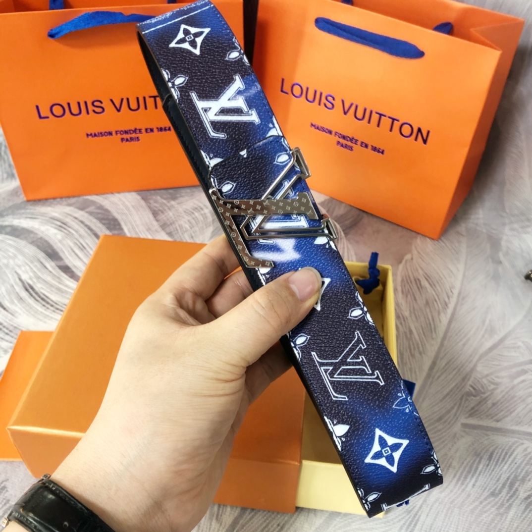Louis Vuitton LV Initialen Mng Bandana 40MM Wendegürtel M0530T - EUR FASHION