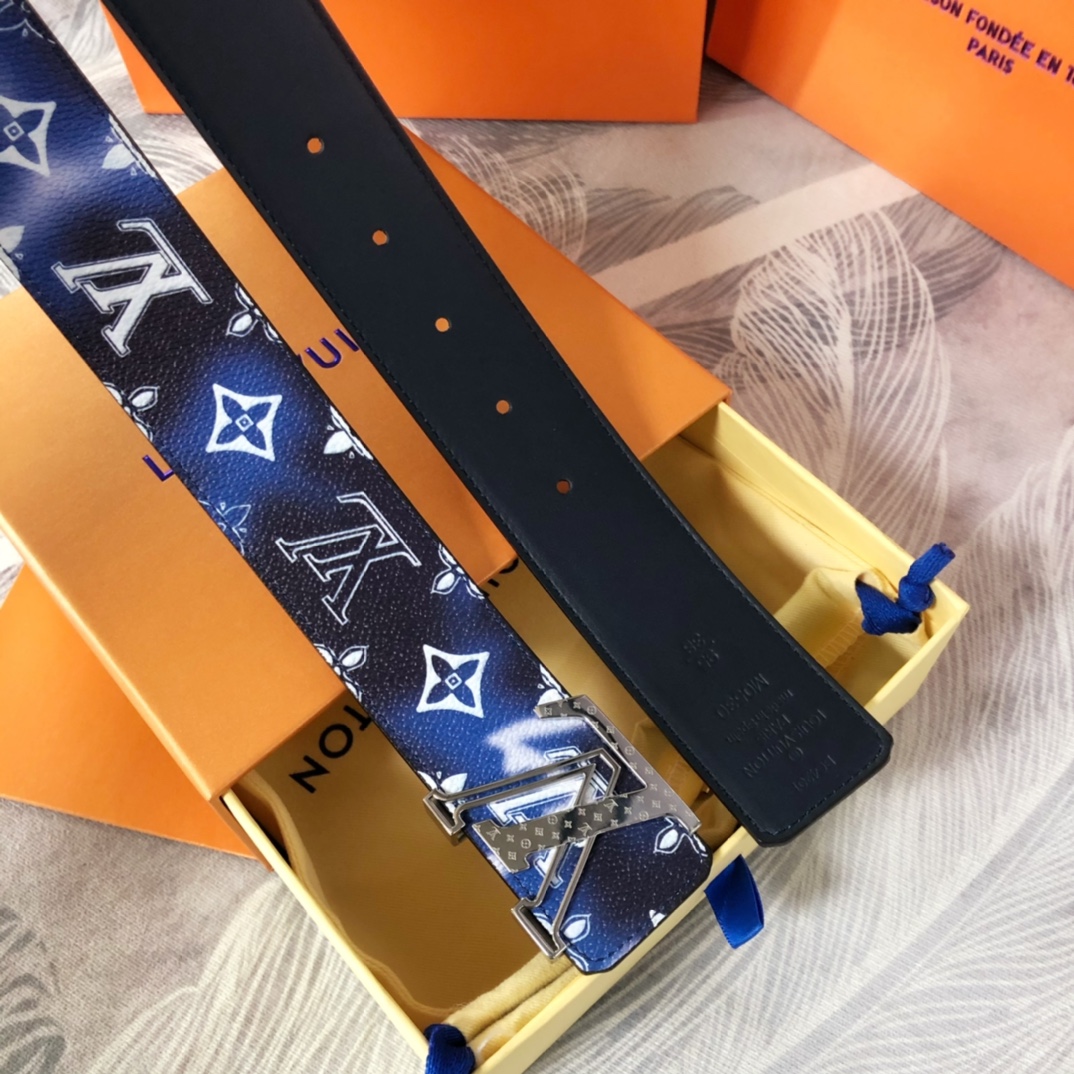 Louis Vuitton LV Initialen Mng Bandana 40MM Wendegürtel M0530T - EUR FASHION