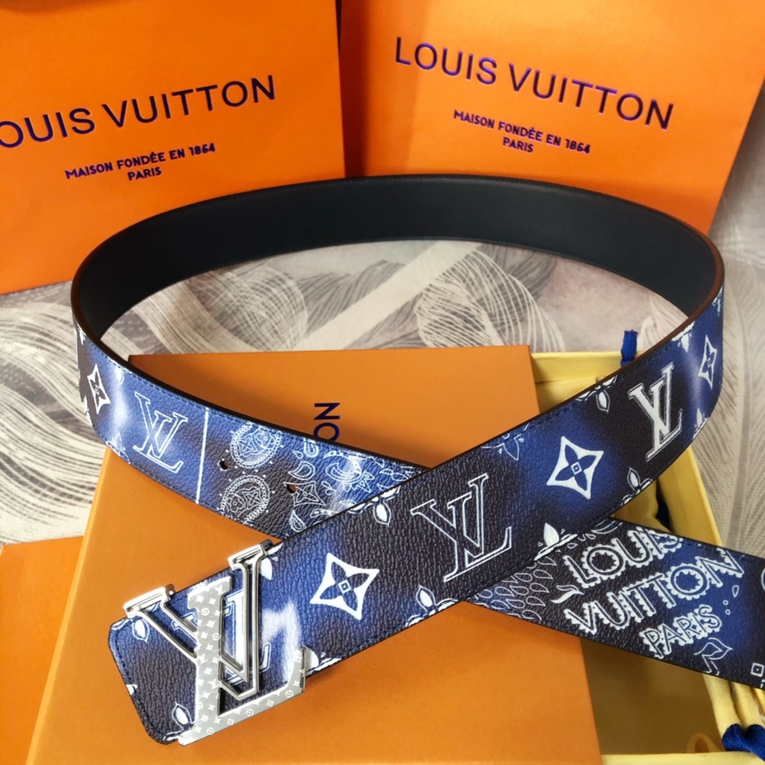 Louis Vuitton LV Initialen Mng Bandana 40MM Wendegürtel M0530T - EUR FASHION