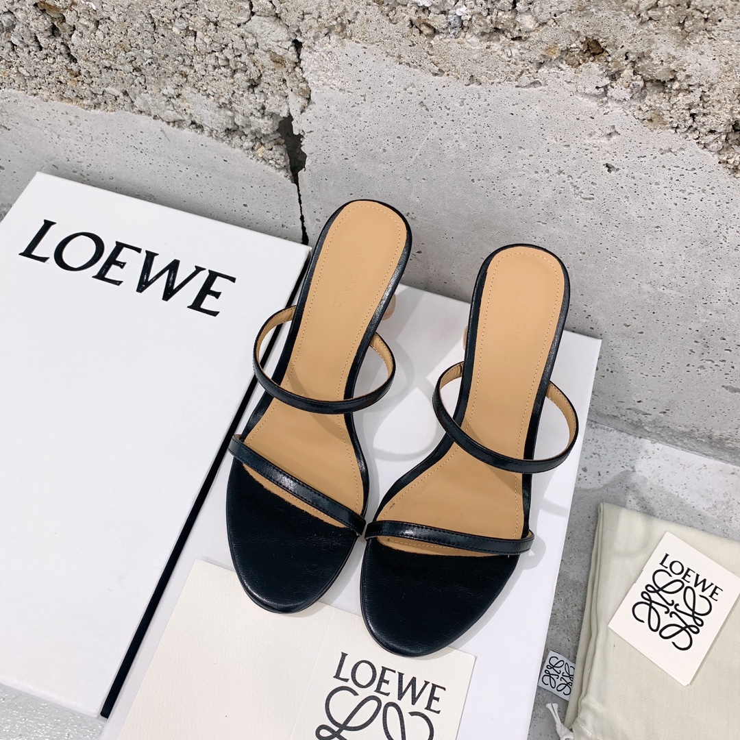 Loewe Broken Egg Sandale aus Ziegenleder - EUR FASHION