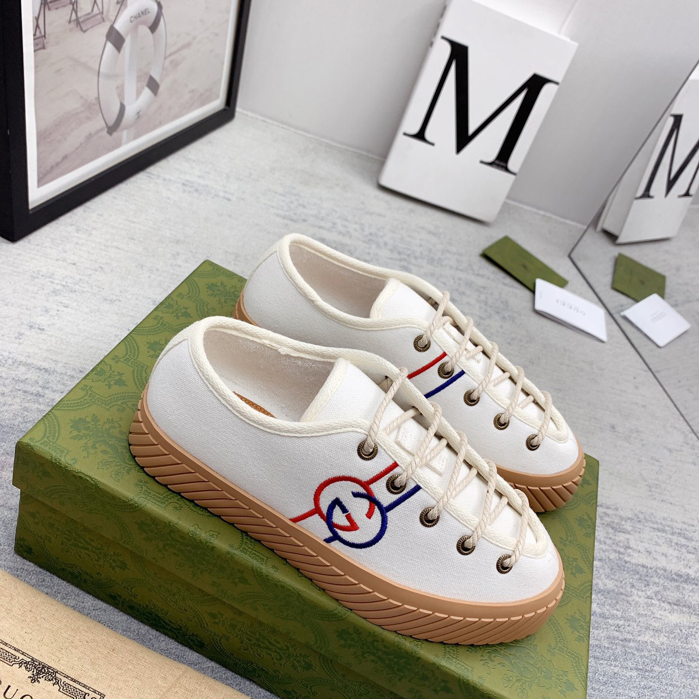 Gucci-Sneaker mit ineinandergreifendem G - EUR FASHION