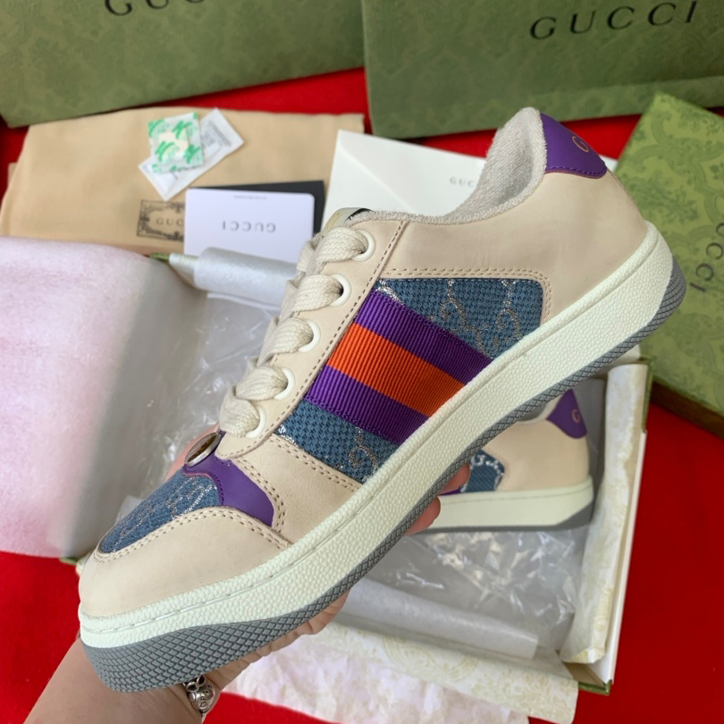 Gucci Damen- und Herren-Screener-Sneaker mit We - EUR FASHION