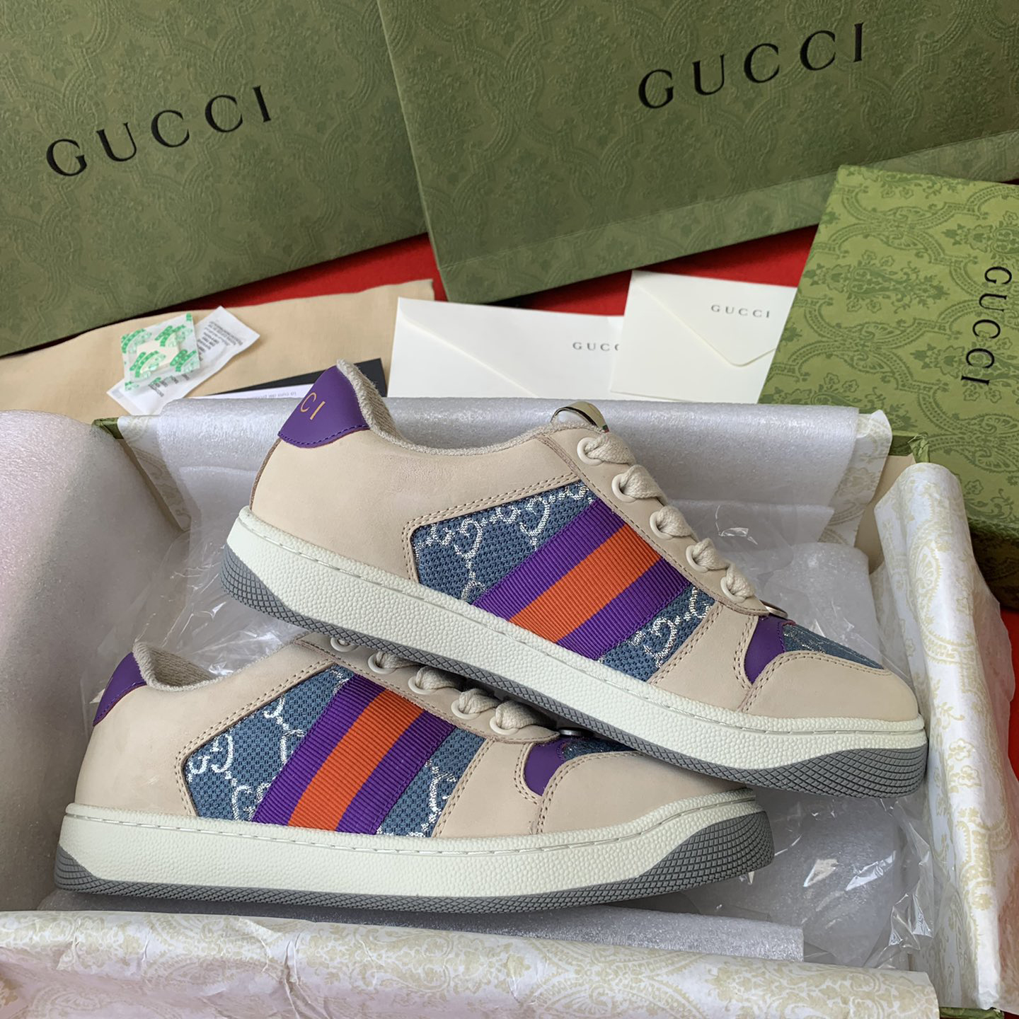 Gucci Damen- und Herren-Screener-Sneaker mit We - EUR FASHION