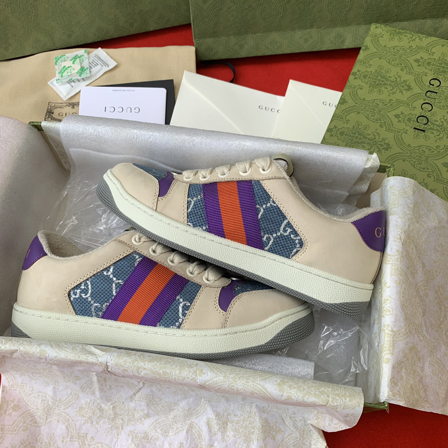 Gucci Damen- und Herren-Screener-Sneaker mit We - EUR FASHION