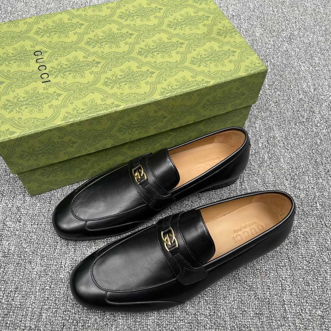 Gucci Herren-Loafer mit ineinandergreifendem G (in britischer Größe) - EUR FASHION